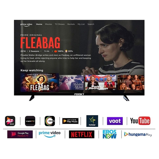 Foxsky 109 cm (43 Inch) Full HD Smart LED TV, 43FSFHS