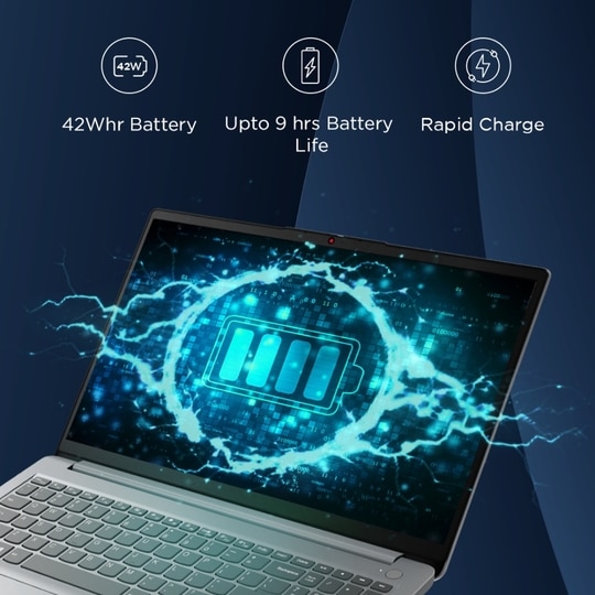 Lenovo IdeaPad Slim 1 82VG00ERIN Standard Laptop (AMD Ryzen 3 7320U FHD/8 GB/512 GB SSD/Windows 11/Office 2021/2 Years Warranty/Alexa Built-in/3 Month Game Pass/Cloud Grey/1.58 Kg), 39.62 cm (15.6 inch)