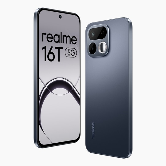 Realme 16T 5G 8 GB RAM, 256 GB, Mobile Phone, Starlight Black