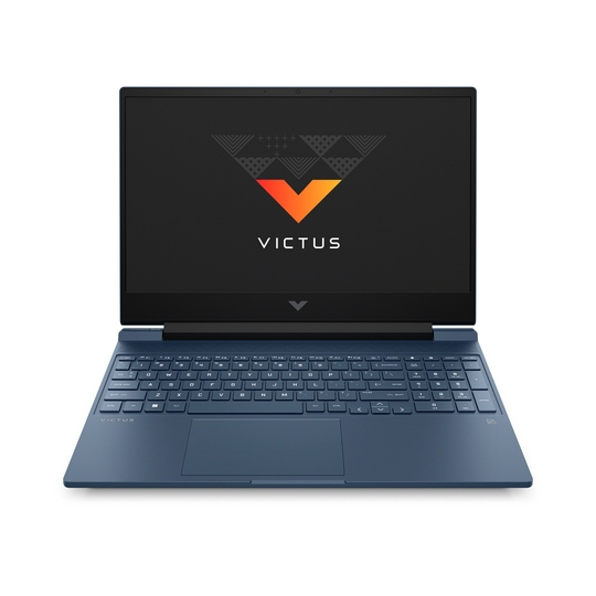 HP Victus 15 15-fa2429TX Gaming Laptop (Intel Core 5 210H/16 GB/512 GB SSD/6 GB-NVIDIA GeForce RTX 4050/Windows 11 Home/MS Office Home 2024/Full HD), 39.6 cm - 15.6 inch, Performance Blue, Chrome Logo