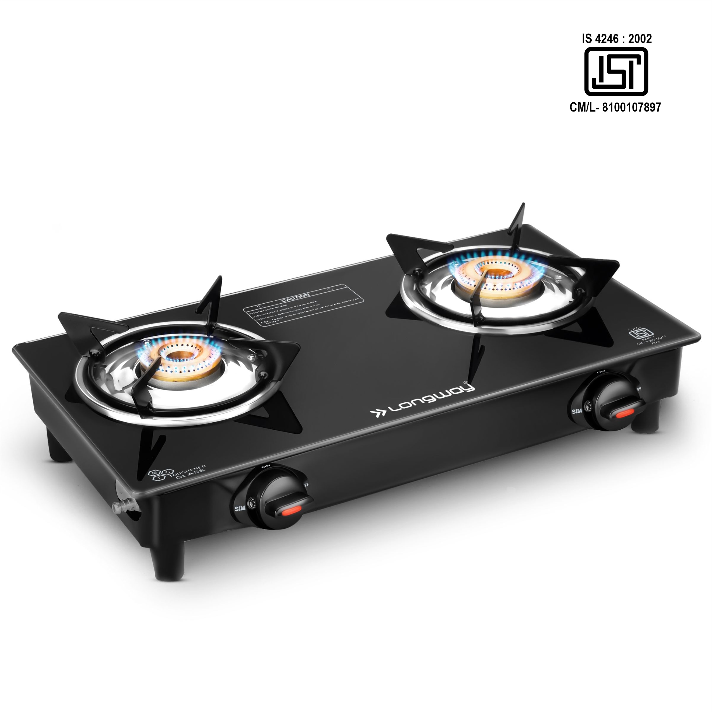Burner Inlet Design Glass stove latest price in india with comparison - CheapestInIndia.com