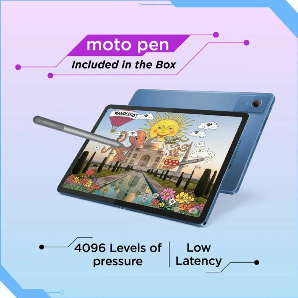Motorola Pad 60 Neo Tablet 8GB RAM 128GB Storage Malibu Blue 1 Pieces - Image 3