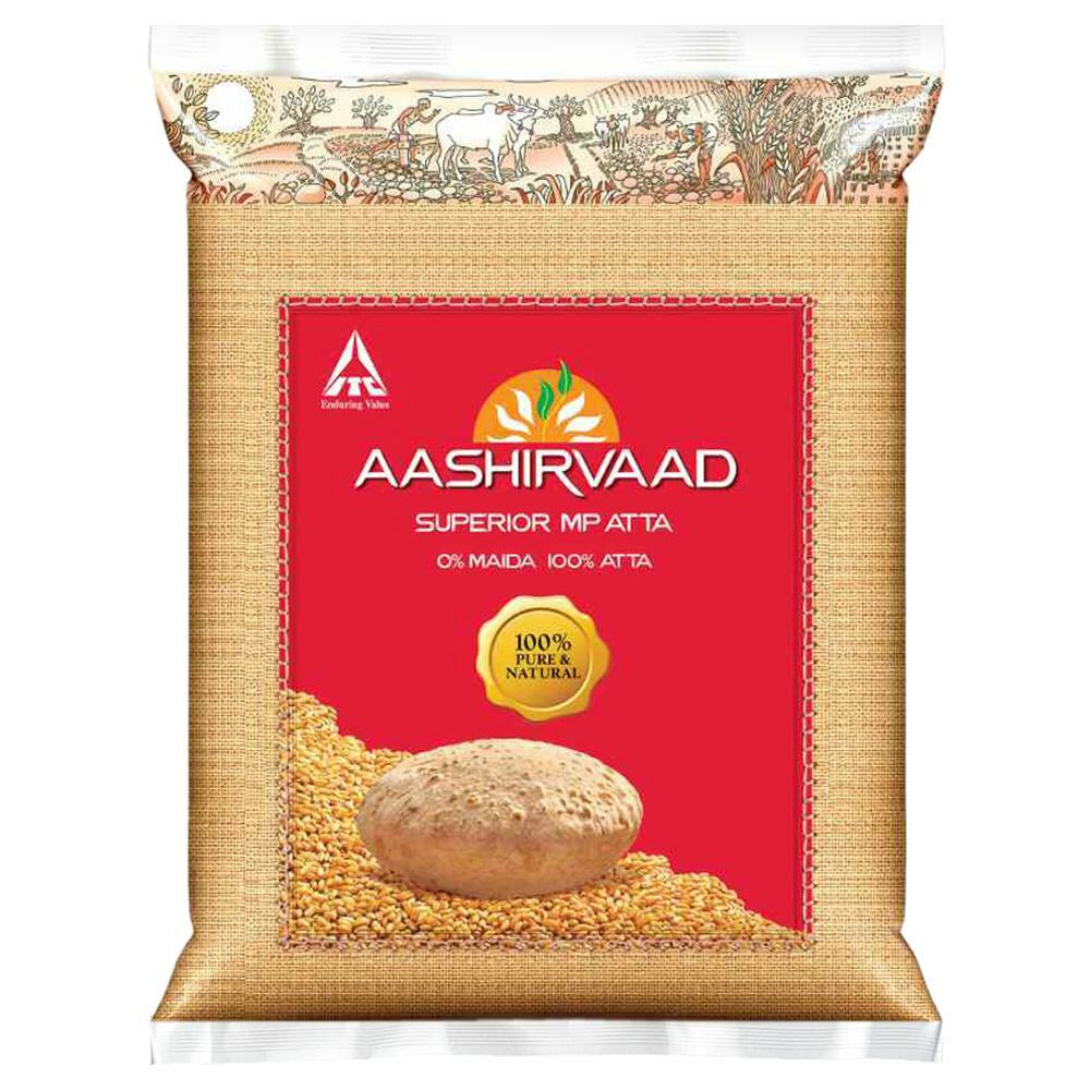 Aashirvaad Superior Whole Wheat MP Atta 10 kg - Image 1