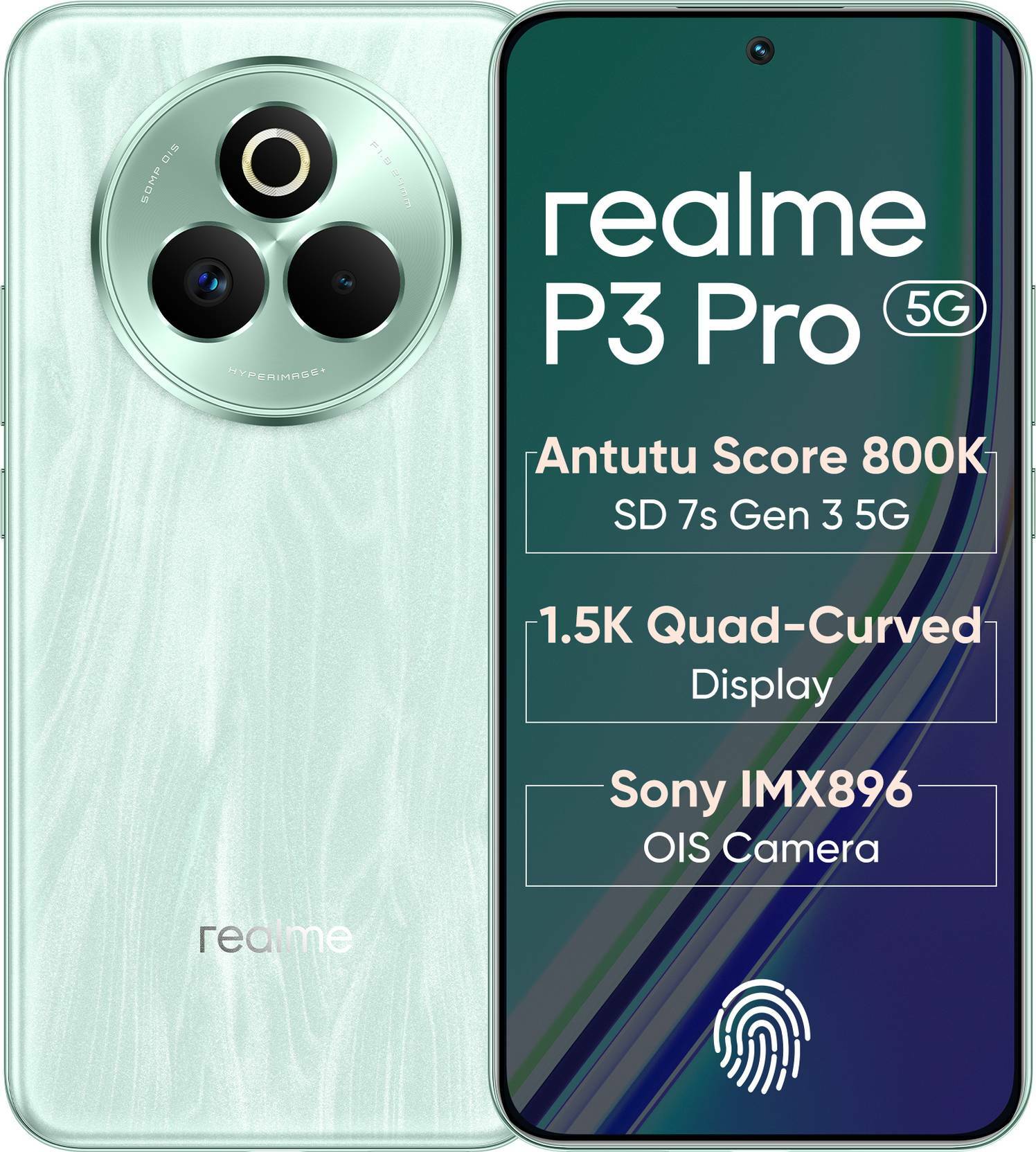 realme P3 Pro 5G, 12GB Ram, 256GB Storage, Nebula Glow