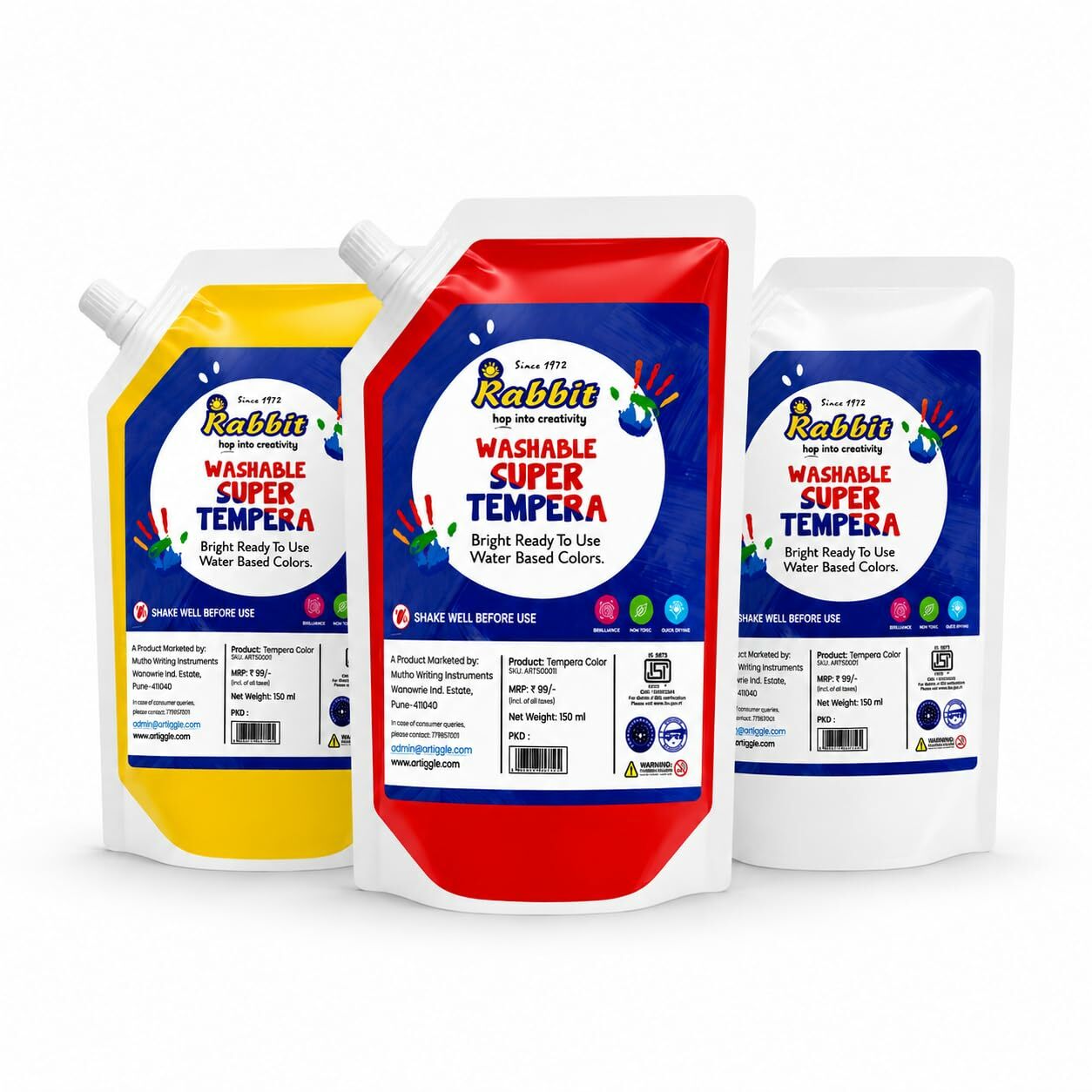 Yellow Packing Alert White 100ml pack latest price in india with comparison ...