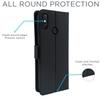 Altamont Mi Redmi Note 5 Pro Flip Case | Vintage Leather Finish | Inside TPU with Card Pockets | Wallet Stand | Magnetic Closing | Flip Cover for Mi Redmi Note 5 Pro (Black)