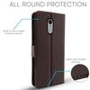Altamont Mi Redmi Note 4 Flip Case | Vintage Leather Finish | Inside TPU with Card Pockets | Wallet Stand | Magnetic Closing | Flip Cover for Mi Redmi Note 4 (Coffee)