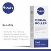 Fixily Derma Roller For Hair Growth 0.5mm with 540 Stainless Steel Needles | Repairs Damaged Hair, Activates Hair Follicles | For Hair Fall & Hair Thickening | Reduces Acne Scars | Safe & Effective To Use