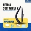 Potauto Rear Wiper Blade With Arm Compatible For HONDA MOBILIO | Natural Rubber, Durable and Noise-Free|Part-B431
