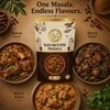 NAMMA NATI FOODS Mutton Style Masala | Authentic South Indian Spice Blend for Vegetarian Curry Recipes | Rich, Aromatic & Flavorful | Premium Quality Masala | 75g