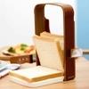 SARVASHVA TRENDS Bread Bake Slicer Cutter, Foldable Compact Bread Slicing Guide,Kitchen Accessories,Bread Machine for Homemade Bread Bagel Loaf Sandwich