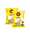 Pro Poshan Sattu 100% Roasted Chana Sattu (500gm x 2Packs) | High in Fiber & Protein | Gluten-Free Sattu Drink Powder