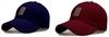 ALMOS Dark Blue, Maroon Cotton Pack of 2 Baseball Cap (Free Size)