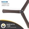 Atomberg Renesa Smart Plus 1200 MM 3 Blade Bldc Motor With Remote 3 Blade Ceiling Fan, Earth Brown