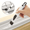 Qaswa Plastic Window Cleaning Brush Handheld Window Track Cleaner Tool for Sliding Windows Doors and Corners