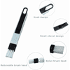 Qaswa Plastic Window Cleaning Brush Handheld Window Track Cleaner Tool for Sliding Windows Doors and Corners