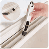 Qaswa Plastic Window Cleaning Brush Handheld Window Track Cleaner Tool for Sliding Windows Doors and Corners