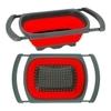 PRIME PICK Collapsible Colander with Extendable Handles & Silicone Scrub|Over The Sink Vegetable/Fruit Colander Strainer|Heat-Resistant Silicone|Stackable,Space-Saving Design|Pasta,Vegetables(Red)
