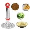 Mapperz Stainless Steel Potato Vegetable Pav Bhaji Masher | Stainless Steel Vegetable/Potato/Pav Bhaji Masher
