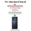 Casotec Soft TPU Back Case Cover for Infinix Note 12 Turbo 4G - Clear