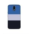 Casotec Three Colour Straps Design 3D Printed Hard Back Case Cover for Motorola Moto G4 Plus