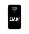 Casotec Funny Quote Design Printed Silicon Soft TPU Back Case Cover for Asus Zenfone 3 ZE520KL