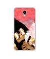 Casotec Aghori Design Printed Silicon Soft TPU Back Case Cover for MicromaxVdeo1