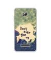 Casotec Don't Give Up Design Printed Silicon Soft TPU Back Case Cover for Micromax Canvas Spark 3 Q385