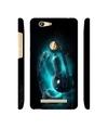 Casotec Cool Headphone Design 3D Printed Hard Back Case Cover for Gionee F103 Pro
