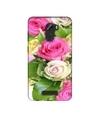 Casotec Rose Flowers Design Printed Silicon Soft TPU Back Case Cover for Gionee A1 Lite