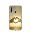 Casotec Heart in Hand Shape Design Printed Silicon Soft TPU Back Case Cover for Honor 20i