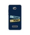 Casotec No Money No Honey Design Printed Silicon Soft TPU Back Case Cover for Micromax Canvas Spark 3 Q385