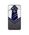 Casotec Tie Design Printed Silicon Soft TPU Back Case Cover for Asus Zenfone 3 Max ZC520TL