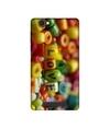 Casotec Colorful Love Design Printed Silicon Soft TPU Back Case Cover for XOLO Era 4G