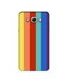 Casotec Rainbow Colors Design 3D Printed Hard Back Case Cover for Samsung Galaxy J5 (2016)
