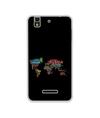 Casotec Map Country Design Printed Silicon Soft TPU Back Case Cover for Yu Yureka