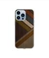 Casotec Colorful Wooden Pattern Design Printed Silicon Soft TPU Back Case Cover for Apple iPhone 13 Pro