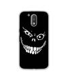 Casotec Face of Fear Design Printed Silicon Soft TPU Back Case Cover for Motorola Moto G4 Plus