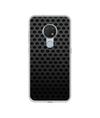 Casotec Black Pattern DesignPrinted Silicon Soft TPU Back Case Cover for Nokia 6.2