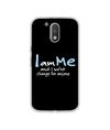 Casotec Quotes Design Printed Silicon Soft TPU Back Case Cover for Motorola Moto G4 Plus