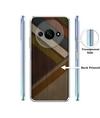 Casotec Colorful Wooden Pattern Design Printed Silicon Soft TPU Back Case Cover for Mi Redmi A3 4G