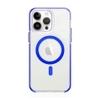 Casotec Back Cover for Apple iPhone 16 Pro | Compatible with MagSafe | Magnetic Case with Built-in Magnets | Slim PC & TPU Cover for Apple iPhone 16 Pro (Blue)