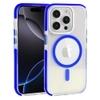 Casotec Back Cover for Apple iPhone 16 Pro | Compatible with MagSafe | Magnetic Case with Built-in Magnets | Slim PC & TPU Cover for Apple iPhone 16 Pro (Blue)
