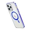 Casotec Back Cover for Apple iPhone 16 Pro | Compatible with MagSafe | Magnetic Case with Built-in Magnets | Slim PC & TPU Cover for Apple iPhone 16 Pro (Blue)