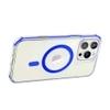 Casotec Back Cover for Apple iPhone 16 Pro | Compatible with MagSafe | Magnetic Case with Built-in Magnets | Slim PC & TPU Cover for Apple iPhone 16 Pro (Blue)