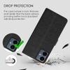 Casotec Flip Cover Back Case for Samsung Galaxy A06 4G | Premium Leather Finish | Inbuilt Pockets & Stand | Flip Cover Back Case for Samsung Galaxy A06 4G (Black)