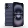 Casotec Back Cover for Apple iPhone 16 Plus | Full Camera Protection | Liquid Silicon Case | Flexible Bumper Case for Apple iPhone 16 Plus (Dark Blue)