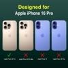 Casotec Back Cover for Apple iPhone 16 Pro | Full Camera Protection | Liquid Silicon Case | Flexible Bumper Case for Apple iPhone 16 Pro (Green)