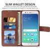 Casotec Flip Cover Back Case for Oppo F3 4G | Premium Leather Finish | Inbuilt Pockets & Stand | Flip Cover Back Case for Oppo F3 4G (Brown)