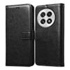 Casotec Flip Cover Back Case for OnePlus 13 5G | Premium Leather Finish | Inbuilt Pockets & Stand | Flip Cover Back Case for OnePlus 13 5G (Black)
